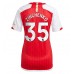 Tanie Strój piłkarski Arsenal Oleksandr Zinchenko #35 Koszulka Podstawowej dla damskie 2023-24 Krótkie Rękawy